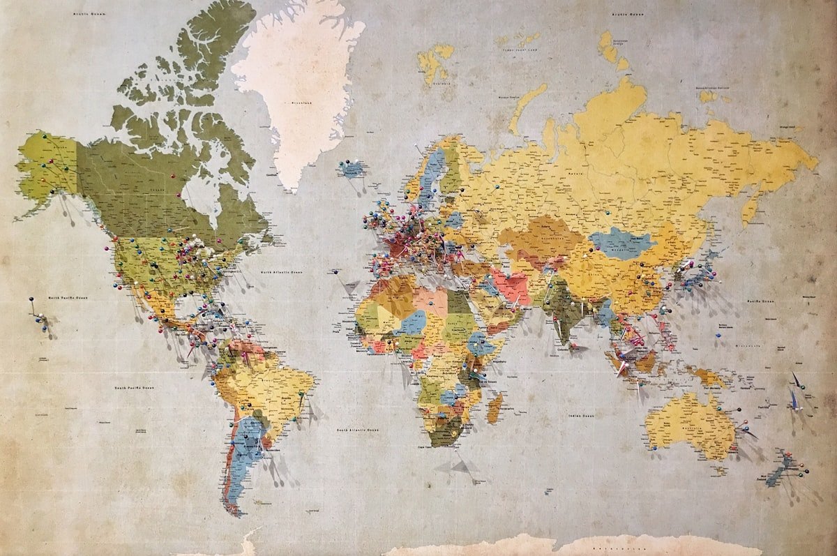 World export map